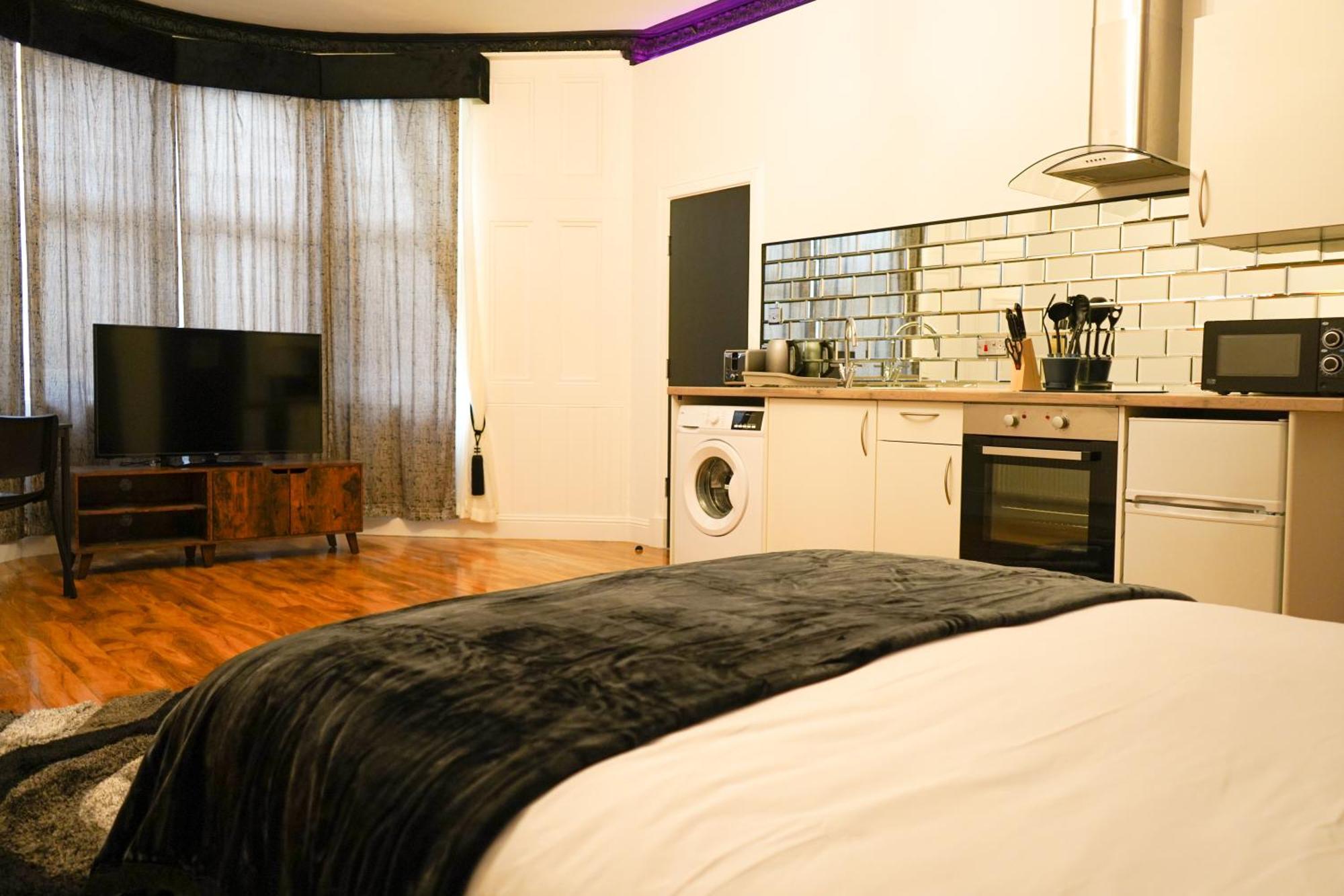 Novana Aparthotel Glasgow Habitación foto